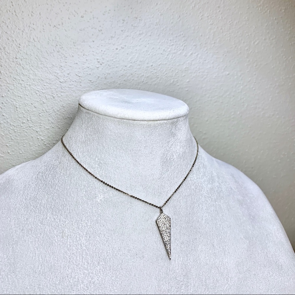 Sterling & CZ spike